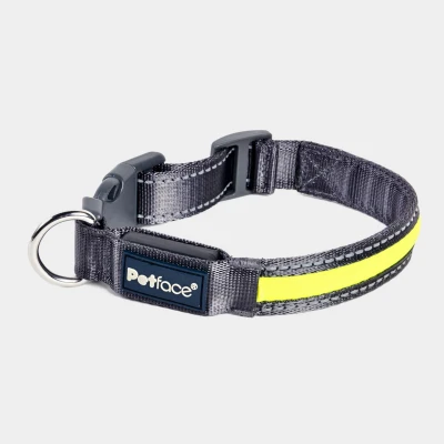 Image of Reflective Flashing Dog Collar Small
