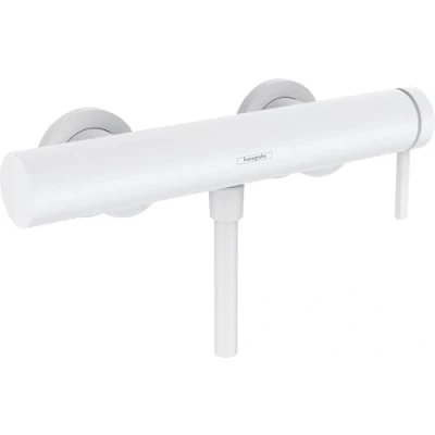 Image of hansgrohe Finoris Single lever shower mixer for exposed installation, matt white, 76620700
