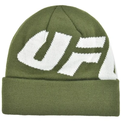 Image of Concept One Unisex&#039;s Ufc Beanie Hat, Cuffed Winter Knit Cap with Faux Sherpa Lining and Jacquard Logo, Charcoal, size