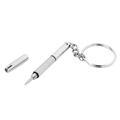 Image of Zonfer Glasses Repair Kit Tool, 3 in 1 Mini Stainless Steel Screwdriver Keychain, for Glasses/eyeglass Frames/sunglasses/jewellery/watches Fix
