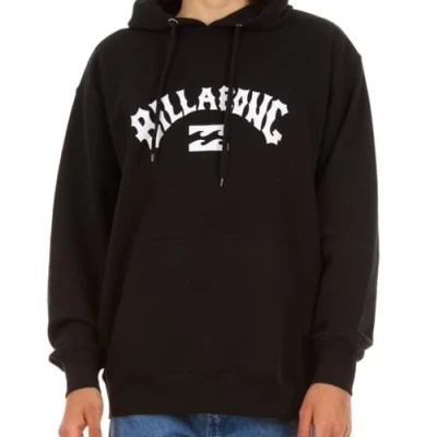 Image of Billabong Big and Tall Hoodies for Men Fleece Pullover Sweatshirt Graphic Hoodie, Black, 3X