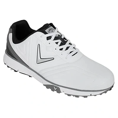 Image of Callaway Golf Mens Chev Max Shoes White/Black UK 7.5
