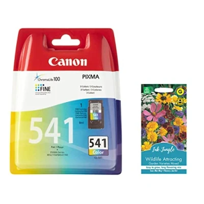 Image of Ink Jungle Canon CL541 Colour Cartridge For PIXMA MG2250 Printer Flower Pack