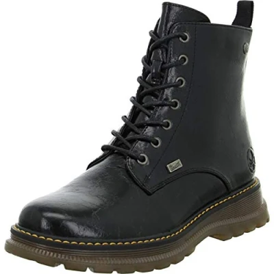 Image of Rieker Women&#039;s 92810 Fashion Boot, Black, 7.5 UK