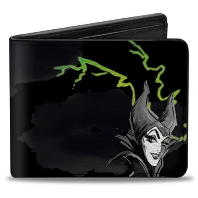 Image of Buckle Down Men&#039;s Money Brush, Sleeping Beauty Maleficent, 4.0&quot; x 3.5&quot;