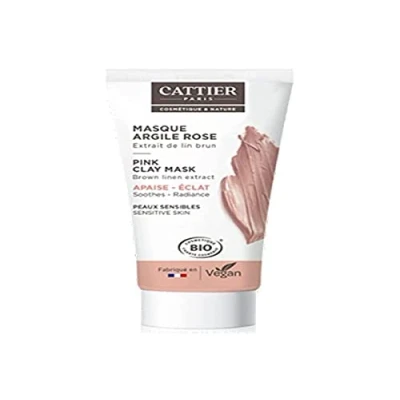 Image of Cattier Pink Clay Mini Mask Sensitive Skin 30ml Soft Moisturising
