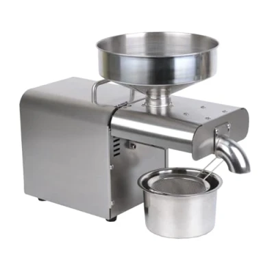 Image of SACLMD 1500W Commercial Oil Press Machine,Oil Extractor Expeller,Stainless Steel Extractor,Automatic Press,Cold Hot Food Grade Extractor,220V