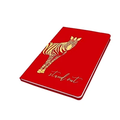 Image of Robert Frederick Premium B5 Lined Notebook Journal Stand Out Zebra Design