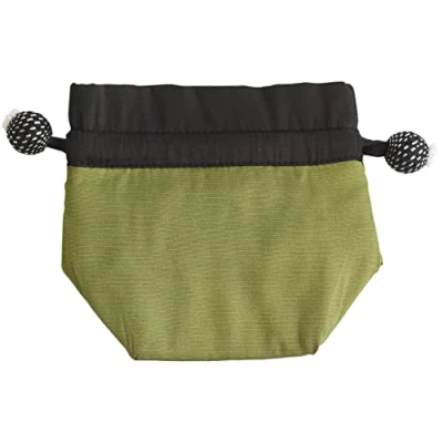 Image of Lantern Moon Sage (Green) Silk Blend Stitch Marker Accessory Pouch with Drawstring 1 Piece