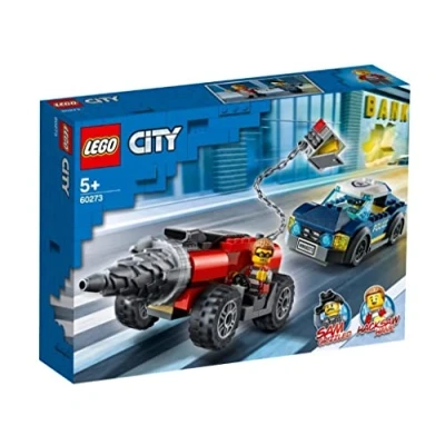 Image of LEGO City Set 60273 Elite Police Driller Chase