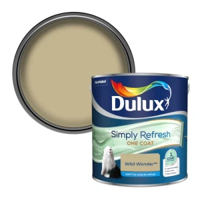 Image of Dulux Simply Refresh One Coat Matt Emulsion Paint Wild Wonder 2.5L