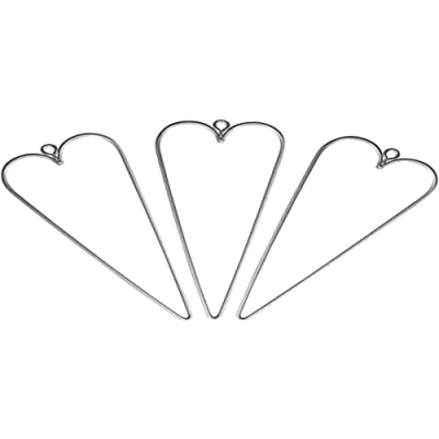 Image of RAYHER HOBBY 24083000 Wire Hearts 12 x 5 cm (Pack of 3)