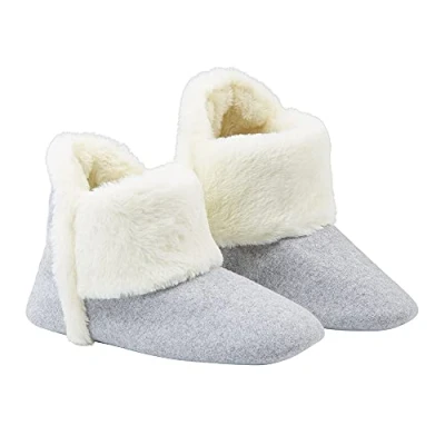 Image of DUNLOP Ladies Slippers (Grey, numeric_5)