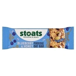Image of Stoats Blueberry &amp; Honey Porridge Oat Bars, 24 x 42g