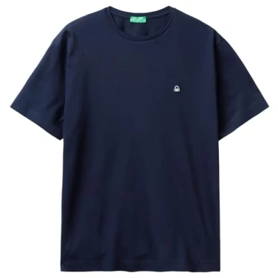 Image of United Colors of Benetton Men&#039;s T Shirt 3m4wu1088, Blue, S