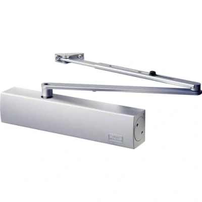 Image of Burg Wächter Extra Strong Door Closer/Variable Strength Adjustment/Door Widths up to 75, 85, 95, 110, 125 and 140 cm/Door Weight 180 kg TS 4000 V S Silver