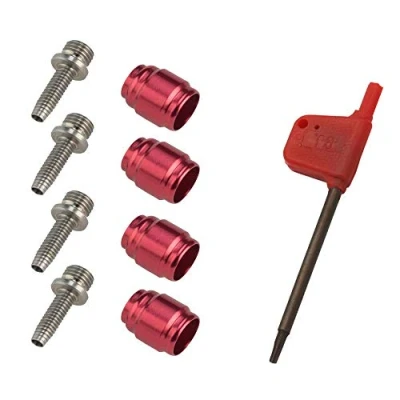 Image of CYCEARTH 4 sets Bicycle Olive Connecting Insert Oil Fitting Kit for Avid Sram Bike Hydraulic Disc StealthamaJig Brake Hose STEALTH A MAJIG Quick Install