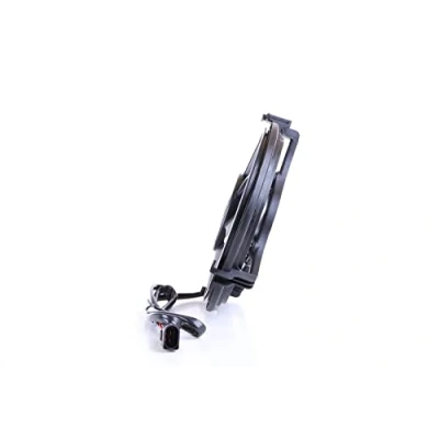 Image of 4B0959455C, 4B0959455L, 8D0959455J Cooling fan NISSENS 85742 305mm 12V without radiator shroud, resistor control unit