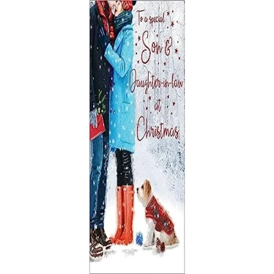 Image of Regal Publishing Christmas Card Son &amp; Daughter in Law 9 x 6 inches