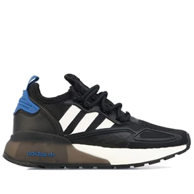 Image of adidas Originals Boys Boy&#039;s Junior ZX 2K Boost Trainers in Black Size UK 5.5