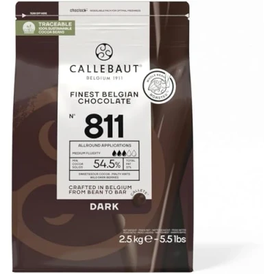 Image of Callebaut DARK 811 Callets 2.5kg (Sold by Parkers Foodservice) (2 Packs, 2500.0, gram)