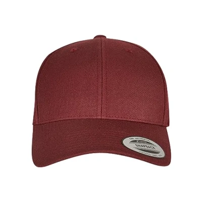 Image of Flexfit Premium Curved Cap, Size: One Size, Maroon