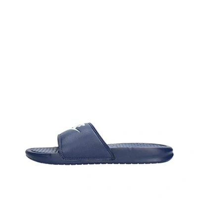 Image of Nike BENASSI JDI, Men&#039;s Slides, Blue Midnight Navy Windchill 403, 6 UK (40 EU)