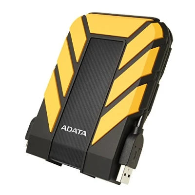 Image of ADATA HD710 Pro 2TB USB 3.1 IP68 Waterproof/Shockproof/Dustproof Ruggedized External Hard Drive, YELLOW (AHD710P 2TU31 CYL)