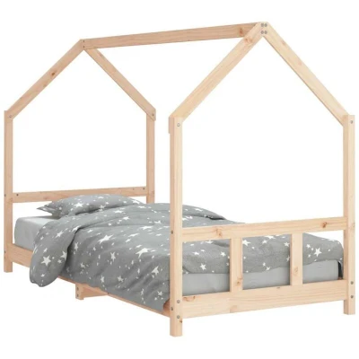 Image of vidaXL Kids Bed Frame 90x200 cm Solid Wood Pine