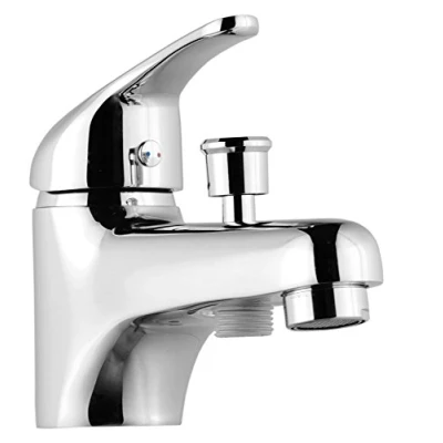 Image of Rousseau 4056452 Single Hole Bath Shower Mixer Tap Chrome