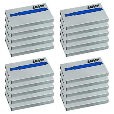 Image of Lamy T10 Ink Cartridges Blue Packs, 20 Packungen