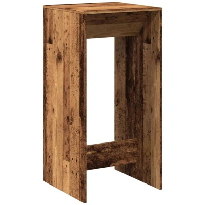 Image of vidaXL Bar Table/Kitchen Counter Engineered Wood Bistro Height Table 51x50x103.5cm Brown