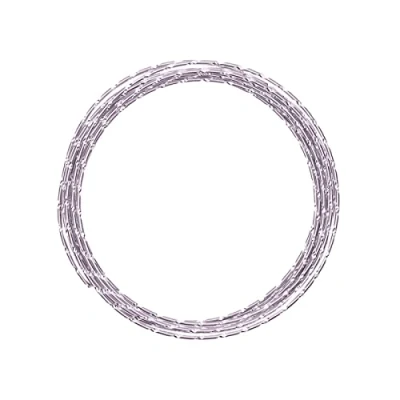 Image of Vaessen Creative 2 mm x 5 m Aluminium Wire Diamond Cut, Soft Lilac, Purple