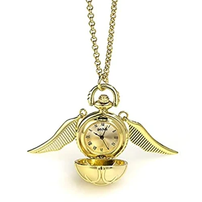 Image of Golden Snitch Watch Necklace WNTP004