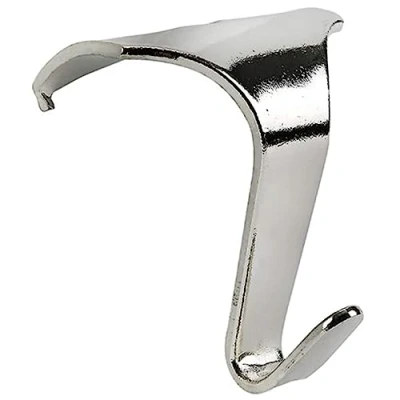Image of Taskar Chrome Picture Rail Hooks Contemporary/Heavy Duty (10 Pack)