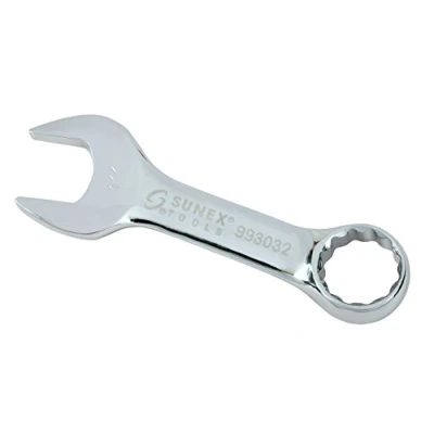 Image of SUNEX TOOLS 993032 1&quot; Fully Polished Stubby Combination Wrench