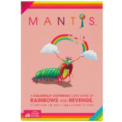Image of Mantis by Exploding Kittens 2 6 Players Ages 7+ 10 Minutes to Play Cutthroat Matching Card Game Party Game, Family Night, Kid and Adult