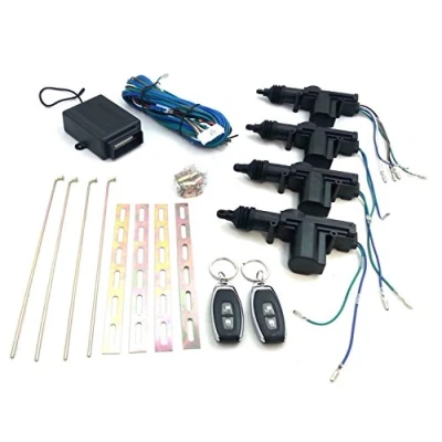 Image of Other 4 DOOR UNIVERSAL CAR SECURITY REMOTE CENTRAL LOCKING KIT + 2 REMOTES FOBS KEYS
