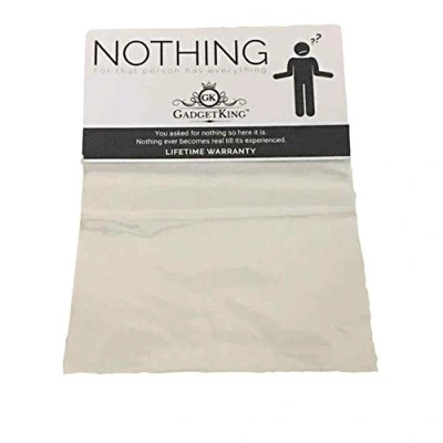 Image of Gadgetking Nothing Secret Santa Gift Men For Him Her Funny Rude Dad Christmas Boyfriend Fun Ladies Grandma Grandpa Granddad