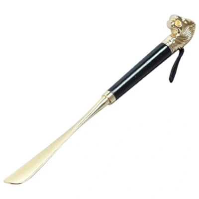 Image of Metal Long Handle Shoe Horn Professional Spoon Home Tools Travel Horns Shoehorn Helper