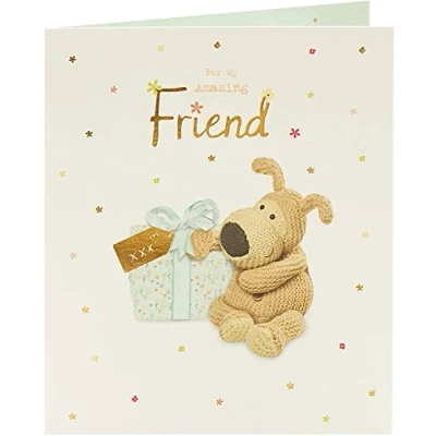 Image of Boofle Birthday Card Cute for Friend Her Amazing