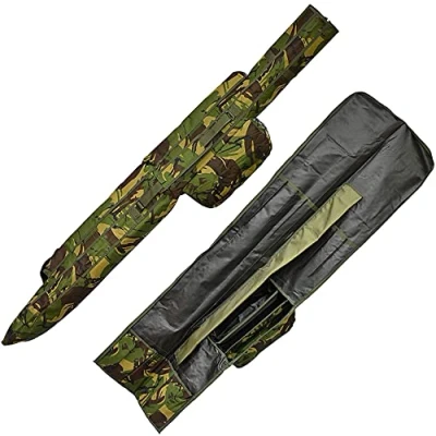 Image of DPM Camo Carp Coarse Fishing Luggage Carryall Bag Holdall Multi Listing Barrow Cases Tackle (4) Rod Holdall)