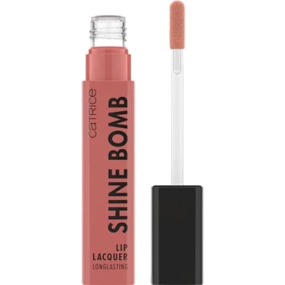 Image of Catrice Shine Bomb Lip Lacquer No. 030, Nude, Long Lasting, Instant Result, Glossy, Colour Intensive, Vegan, Oil Free, Paraben No Microplastic Particles, Pack of 1 (3 ml)