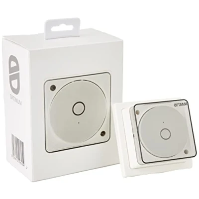 Image of Optimum Wi Fi Enabled Socket Box Time Switch Programmable, White, 60 X 92 mm. Smart App Wireless Control Timeswitch.