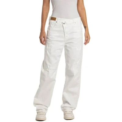 Image of Replay women&#039;s jeans made of comfort denim, white (White 001), 27W / 30L