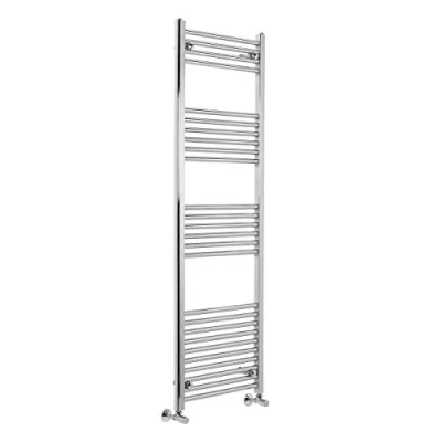 Image of Warmehaus Contemporary Straight Bathroom Heated Towel Rail Radiator Rad 1600 x 495 Chrome