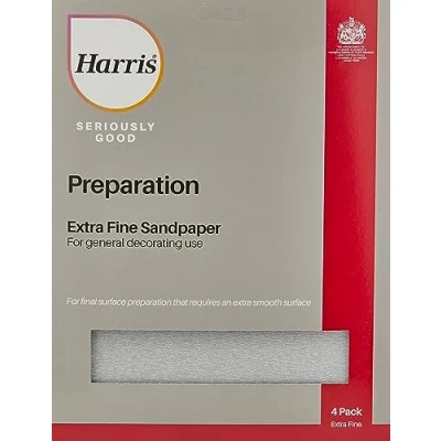 Image of Harris Seriously Good Sandpaper Extra Fine 4 Pack