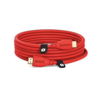 Image of RØDE HDMI 3 Premium High Speed Cable with Ethernet (3m/10ft, Red)