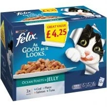 Image of Felix as good it looks Ocean Feasts in Jelly £4.25, 100g