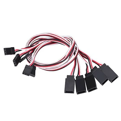Image of 5Pcs Servo Cables, 30cm 3 Pin Extension Cable Cord Core Wire Lead RC Accessory for JR/FUTABA